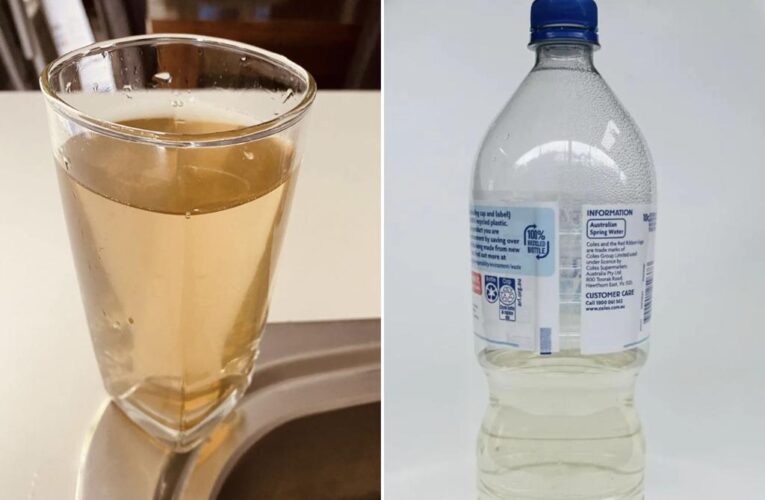 Tap water turns brown but families are told it’s fine to drink