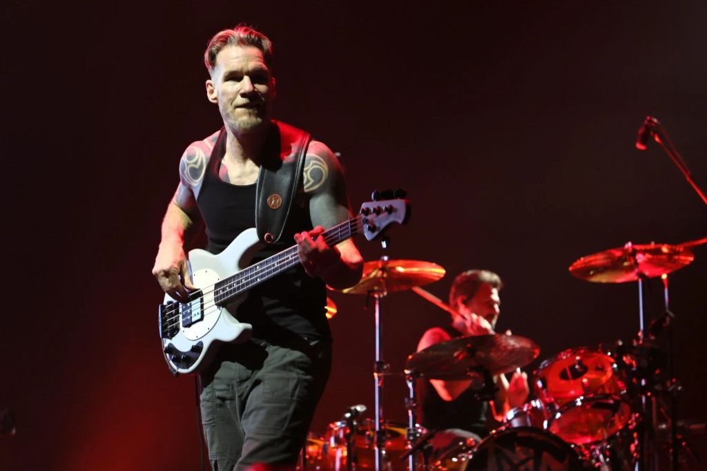 Tim Commerford of Rage Against the Machine performs at Madison Square Garden on August 8 in New York City.