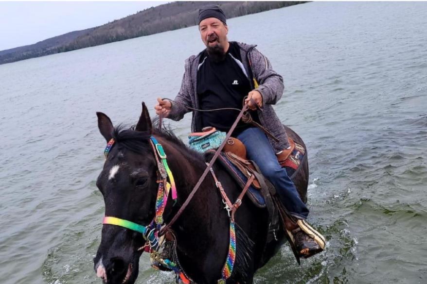 Steve owned loved riding horses, as he owned two of them.