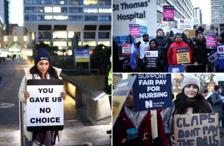 British nurses strike stretching hospitals thin