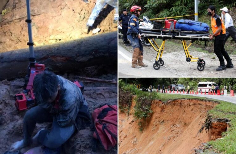 Malaysia landslide at campground leaves 16 dead, 17 missing