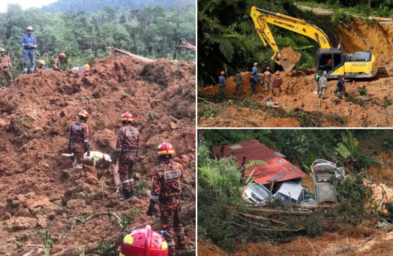 Malaysia landslide death toll increases to 23, 10 missing