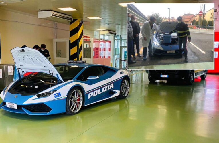 Italian police deliver kidney in specialty Lamborghini