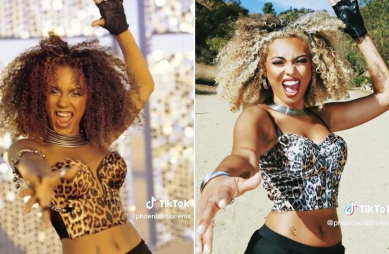 Mel B’s daughter, Phoenix, recreates her Spice Girls looks in sexy photoshoot