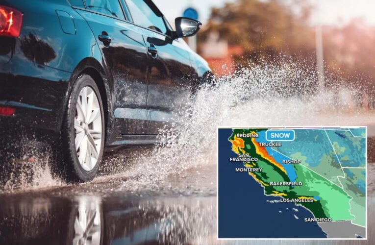 Another atmospheric river begins to soak California