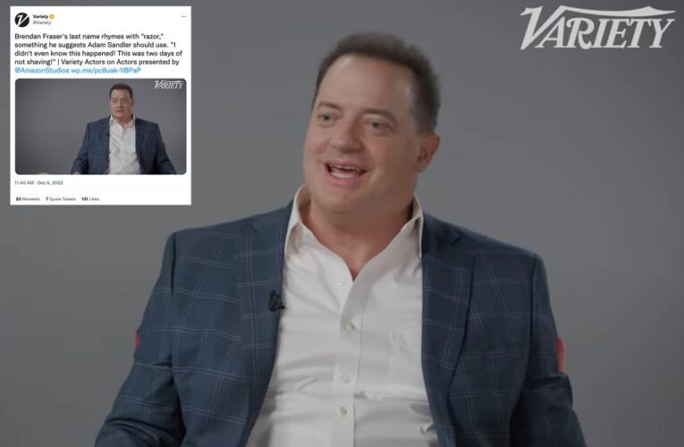 Brendan Fraser reveals we’ve been pronouncing his name all wrong: ‘F–k it’