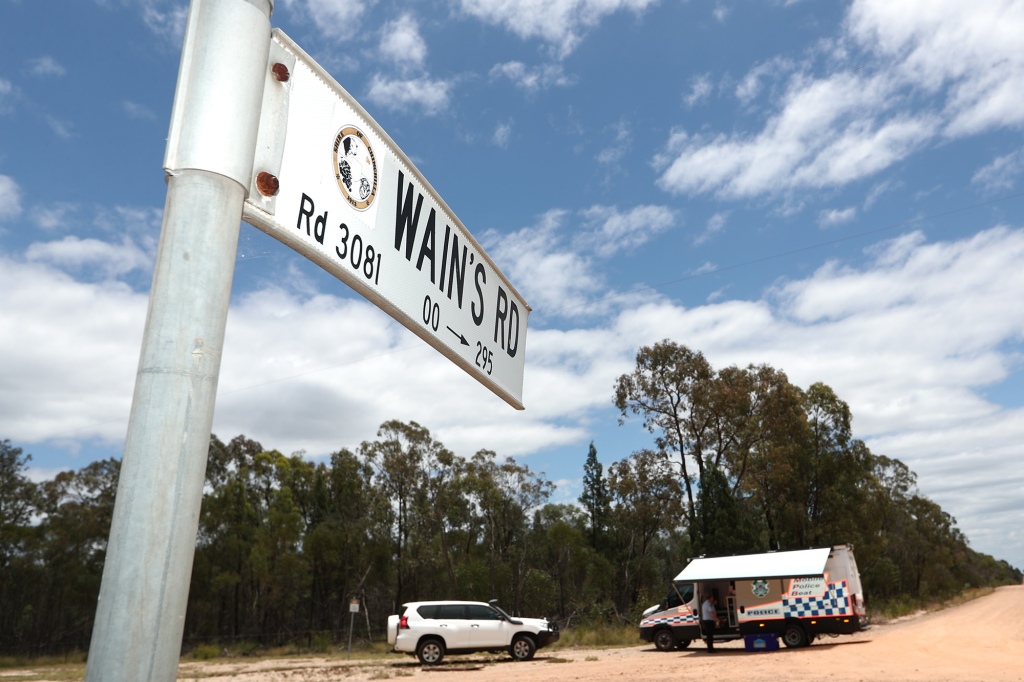 The standoff took place on Wain's Road in rural Wieambilla.