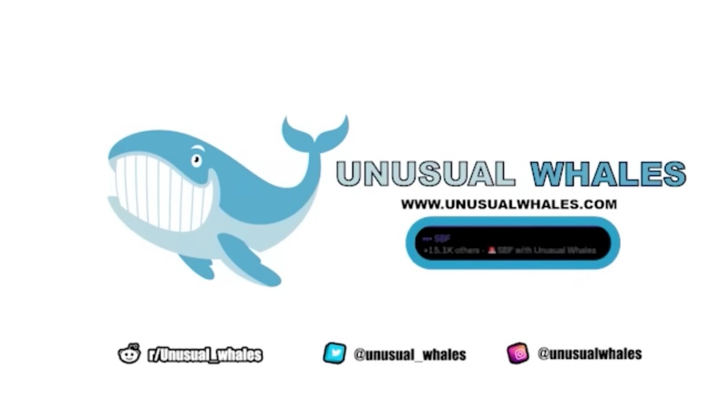 Unusual Whales' logo.