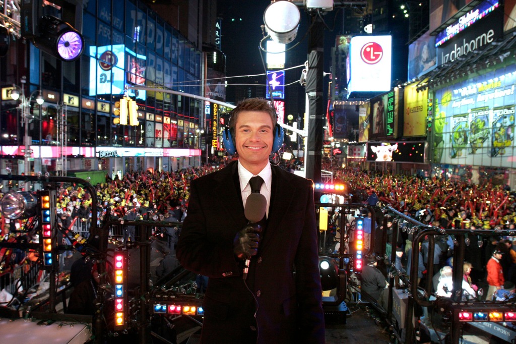 Seacrest debuted as a the New Year's host in 2005.