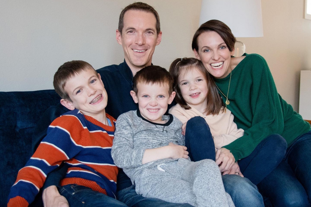 The trend, known as 'sittervising,' was introduced by mom-blogger Susie Allison (above with her family) and has since launched a parenting movement. 