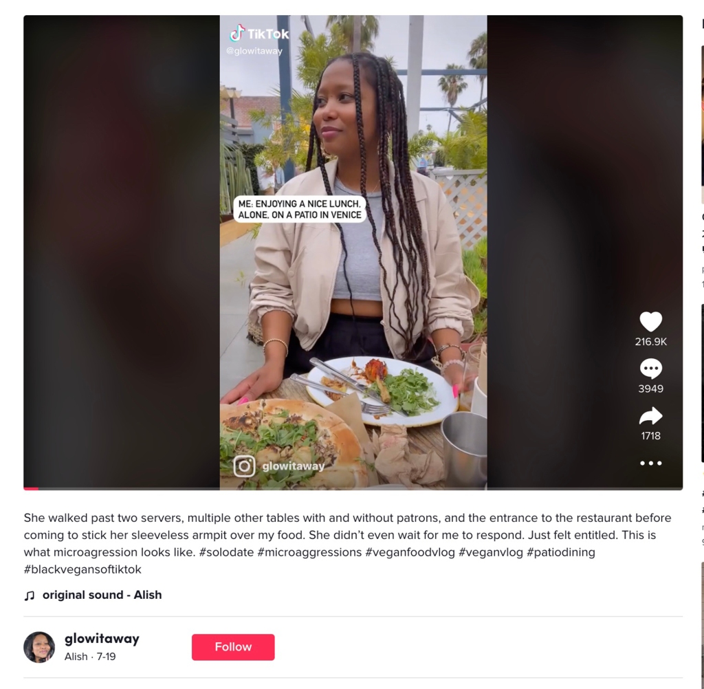 The hashtag #SoloDate has racked up nearly 140 million views on TikTok as foodies eating on their own share their meals with the digital masses. 