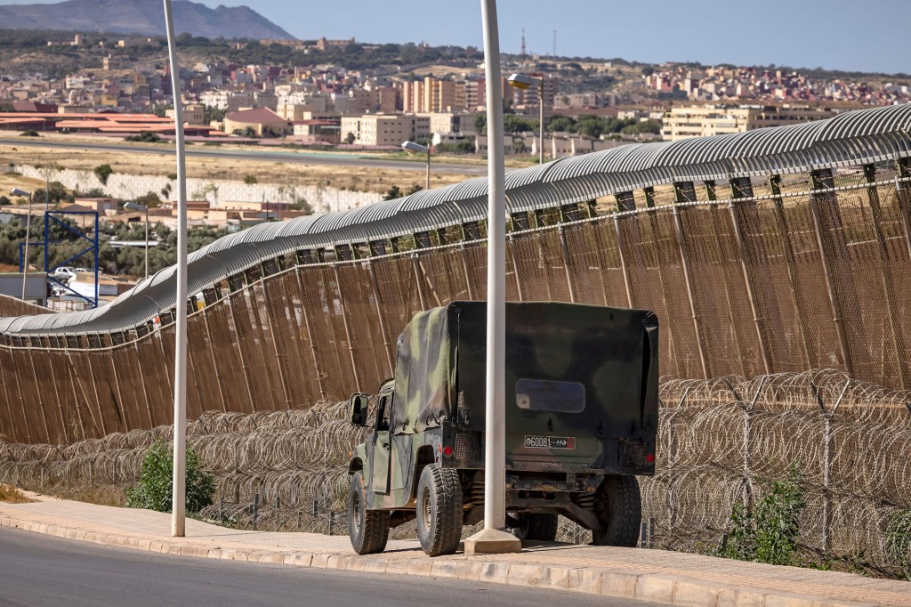 The Melilla border.