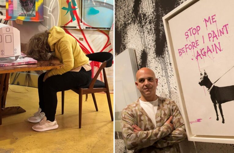 Ex-Banksy agent’s art gallery raided by cops to save ailing woman — who turned out to be a statue