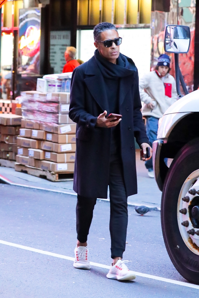 Holmes was spotted in New York City on Friday.