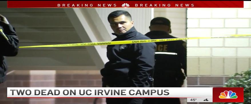 Members of the UC Irvine community are not thought to be in danger.