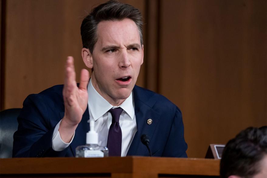 Sen. Josh Hawley has called out Gadde for being the one to censor former President Donald Trump.