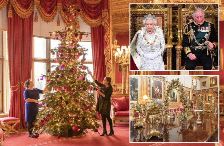 Windsor Castle unveils first royal Christmas display after Queen Elizabeth II’s death