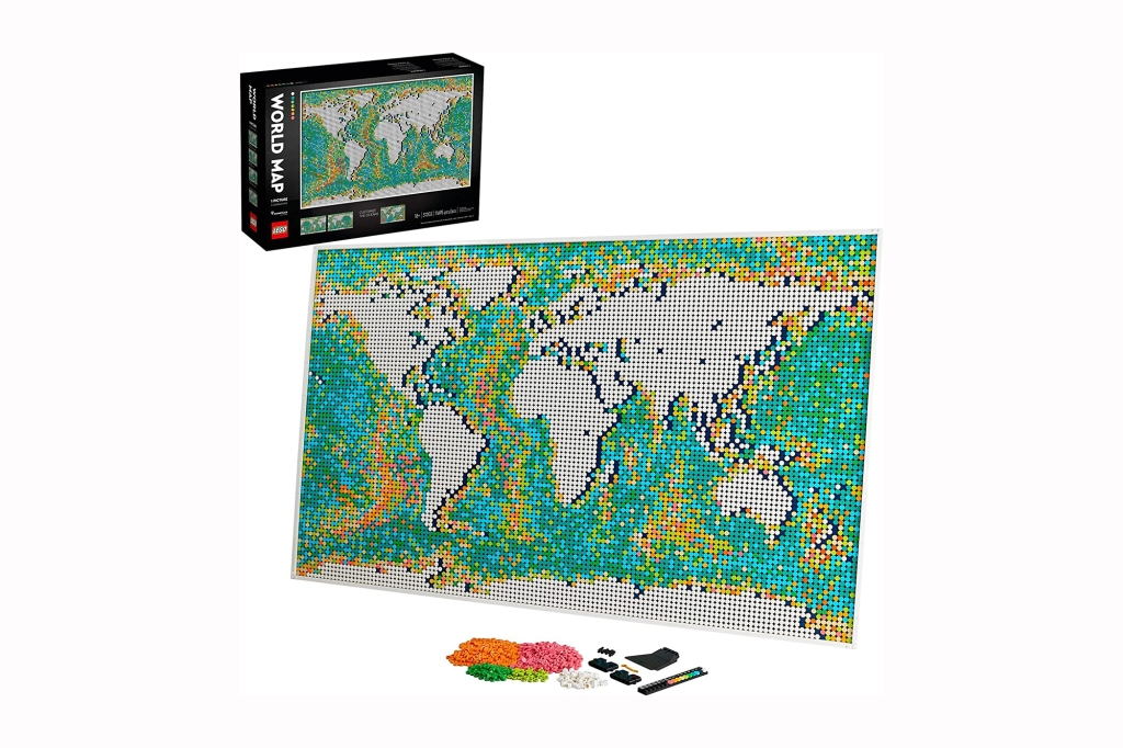 LEGO Art World Map Building Kit