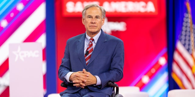 Texas Gov. Greg Abbott speaks to the crowd at the 2022 Conservative Political Action Conference on Aug. 4, 2022, in Dallas.