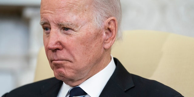 FILE - President Joe Biden in the Oval Office of the White House, Friday, Jan. 13, 2023, in Washington. 