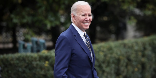 U.S. President Joe Biden departs the White House on January 19, 2023 in Washington, DC. 