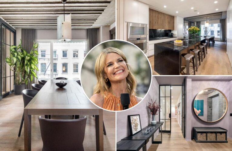 Savannah Guthrie lists downtown NYC home for $7.1M