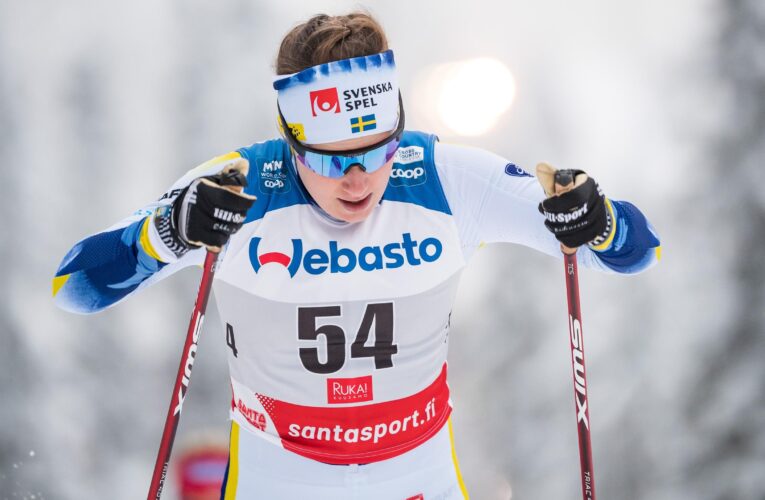 Ebba Andersson roars back onto World Cup stage with victory in 10km individual cross-country