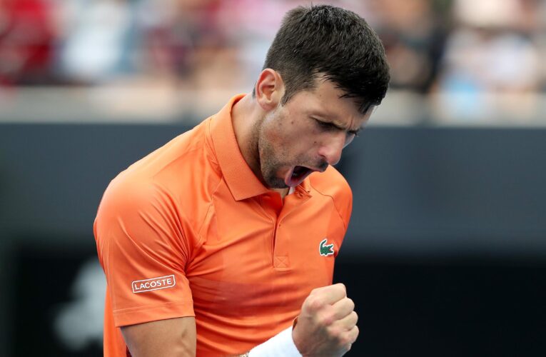 Novak Djokovic survives wobble to reach Adelaide International 1 quarter-finals with win over Quentin Halys