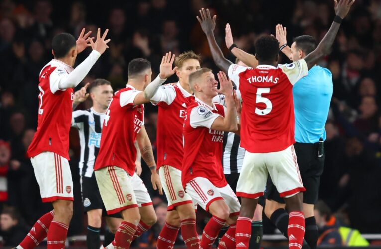 Arsenal hit with FA charge for failing to control players during draw with Newcastle United in Premier League