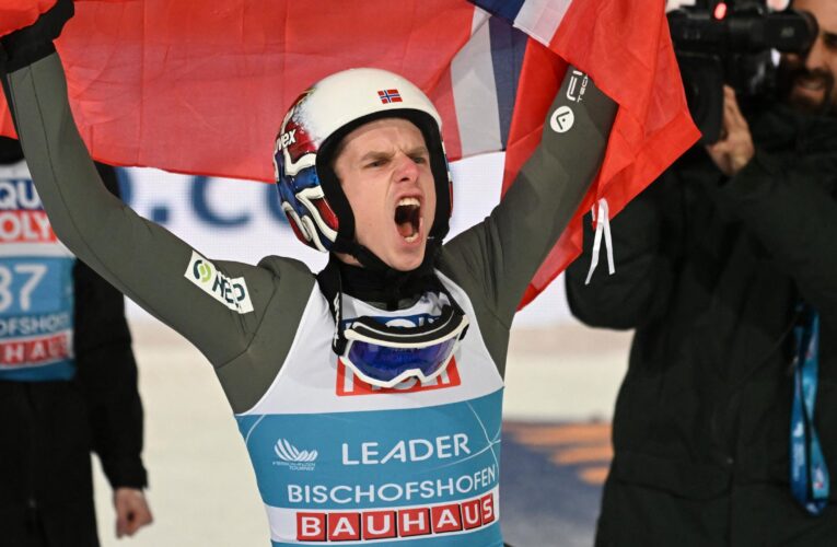 Halvor Egner Granerud crowned Four Hills champion ahead of Dawid Kubacki after Bischofshofen win