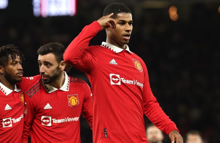 Marcus Rashford revelling in purple patch in front of goal for Manchester United after Everton win