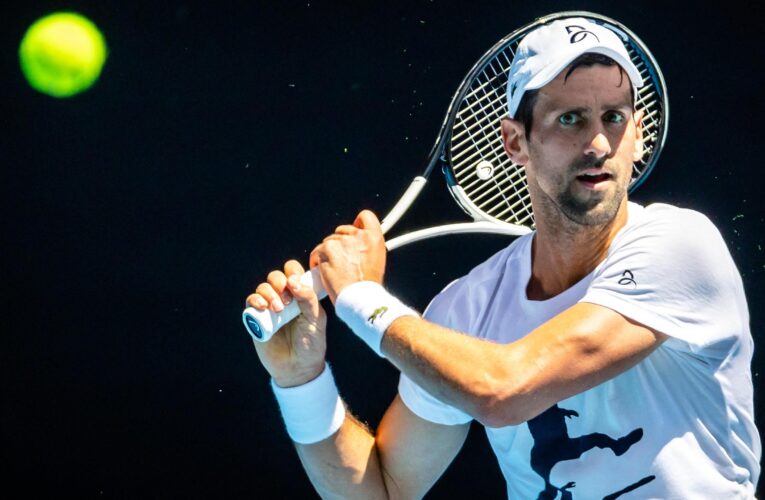 Novak Djokovic quits practice match after 36 minutes as star sweats on injury ahead of Australian Open