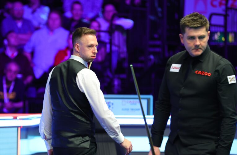 ‘We were both struggling’ – Judd Trump and Ryan Day unhappy with table in Masters first round epic