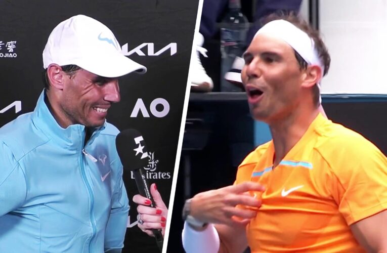 Exclusive: Rafael Nadal describes ‘funny situation’ with ball kid taking away his racquet at Australian Open
