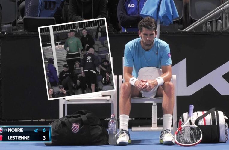 ‘You’re just a s*** Andy Murray’ – Fans get kicked out of Cameron Norrie match for derisive chants at Australian Open