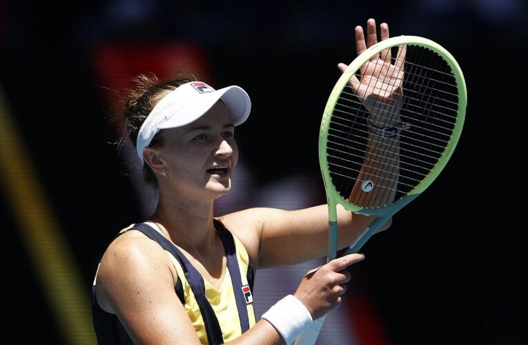 Australian Open: Barbora Krejcikova sails into last 16 after clinical win over Anhelina Kalinina