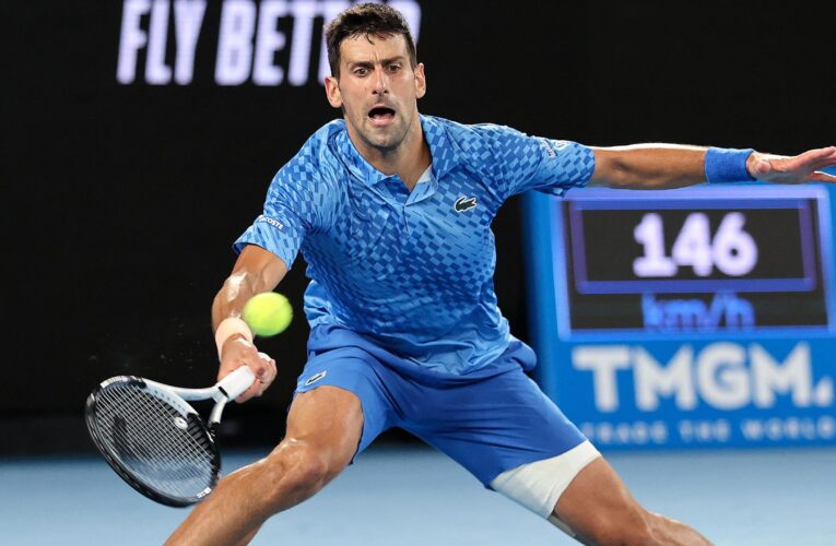 Impressive Novak Djokovic battles to straight-sets win over Grigor Dimitrov to reach last 16 at 2023 Australian Open
