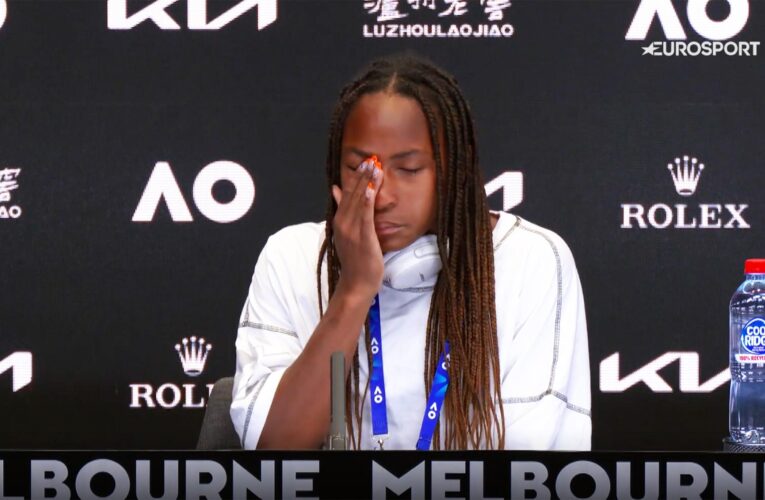 Tearful Coco Gauff reacts to shock defeat to Jelena Ostapenko at Australian Open 2023 – ‘It was rough’