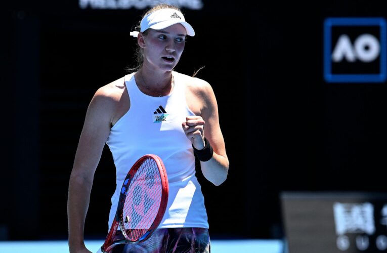 Elena Rybakina surges past Jelena Ostapenko to reach her maiden Australian Open semi-final in Melbourne