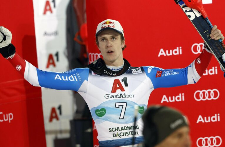 Clement Noel takes World Cup slalom glory in Schladming, Manu Feller fourth as home hopes dashed