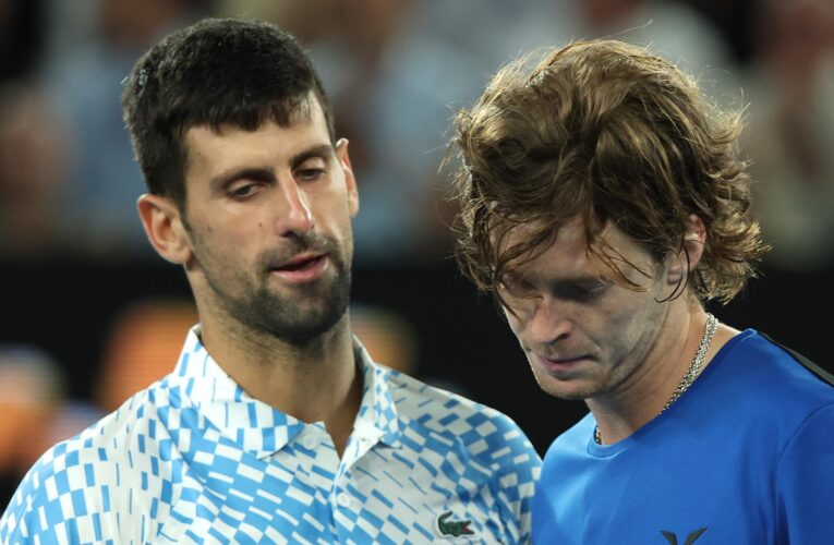 Novak Djokovic makes light work of Andrey Rublev to progress to Australian Open semi-finals