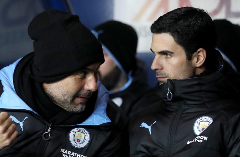 Mikel Arteta never celebrated goals against Arsenal when at Manchester City, says Pep Guardiola