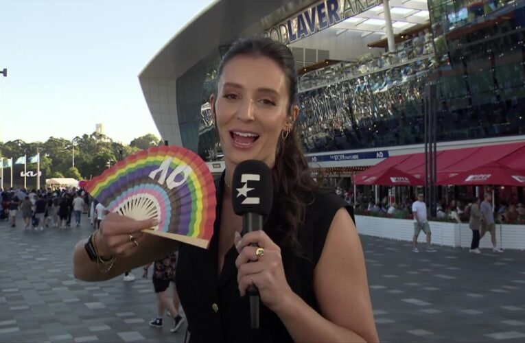 Laura Robson joins fans celebrating ‘Glam Slam’ and LGBTQI+ rights at Australian Open