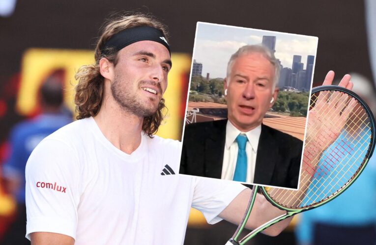 John McEnroe hails ‘unbelievable’ Stefanos Tsitsipas with ‘some of biggest shots I’ve seen’ at Australian Open