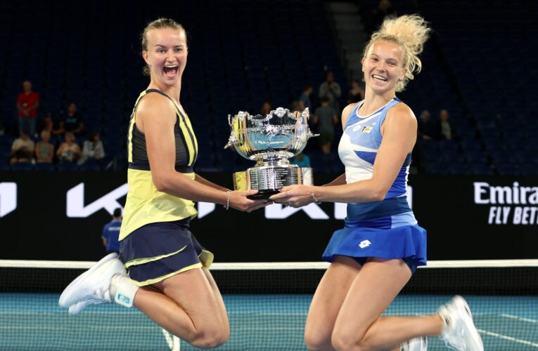 Barbora Krejcikova and Katerina Siniakova successfully defend Australian Open women’s doubles title with fine win