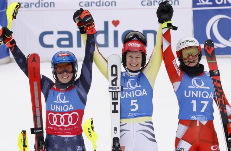 Mikaela Shiffrin made to wait to equal World Cup record of 86 wins as Lena Duerr takes win at Spindleruv Mlyn