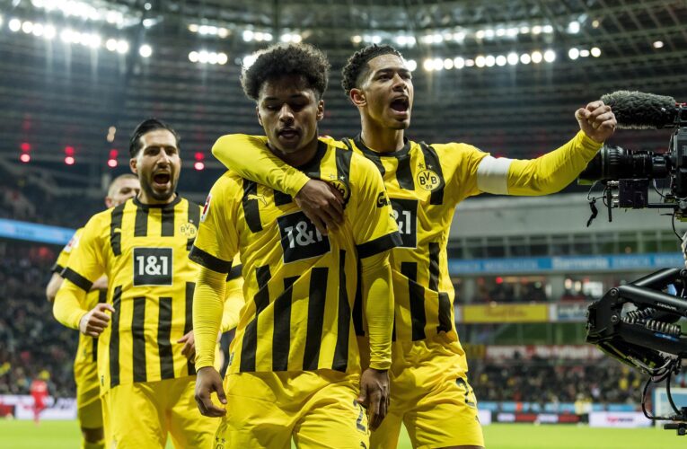 Bayer Leverkusen 0-2 Borussia Dortmund: BVB move into top four as Karim Adeyemi scores first league goal for club