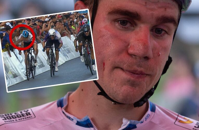 Fabio Jakobsen smashes face first into spectator’s phone in ‘very dangerous’ moment at Vuelta a San Juan