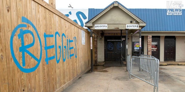 General view of Reggie’s bar in Baton Rouge, Louisiana on Tuesday, January 24, 2023. The bar is reportedly one of the last places where LSU student, Madison Morgan was seen before her death on January 15.