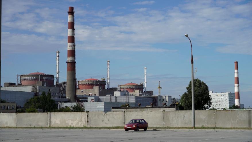 Ukrainian workers have remained at the plant since it was captured by Russian forces in March.